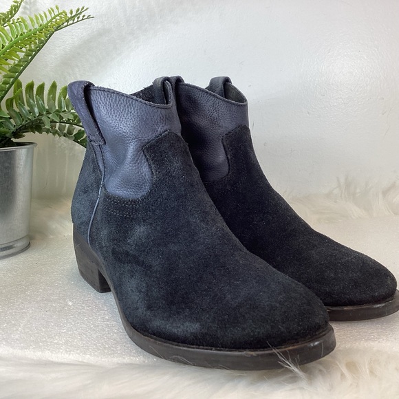 STEVE MADDEN MIDNITE TWO TONE WESTERN ANKLE BOOTS SZ 7.5 - Picture 4 of 13